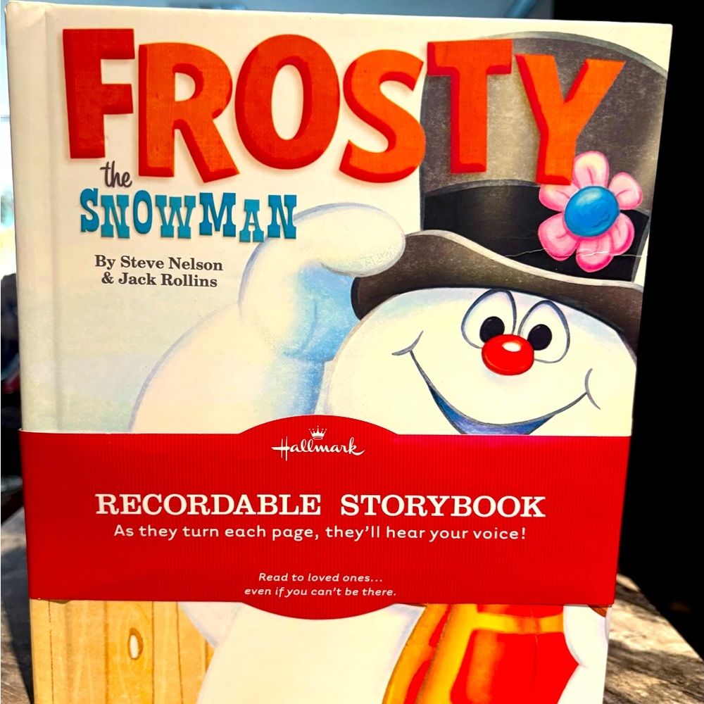 Hallmark Frosty the Snowman Recordable Storybook - Red, Blue, Black